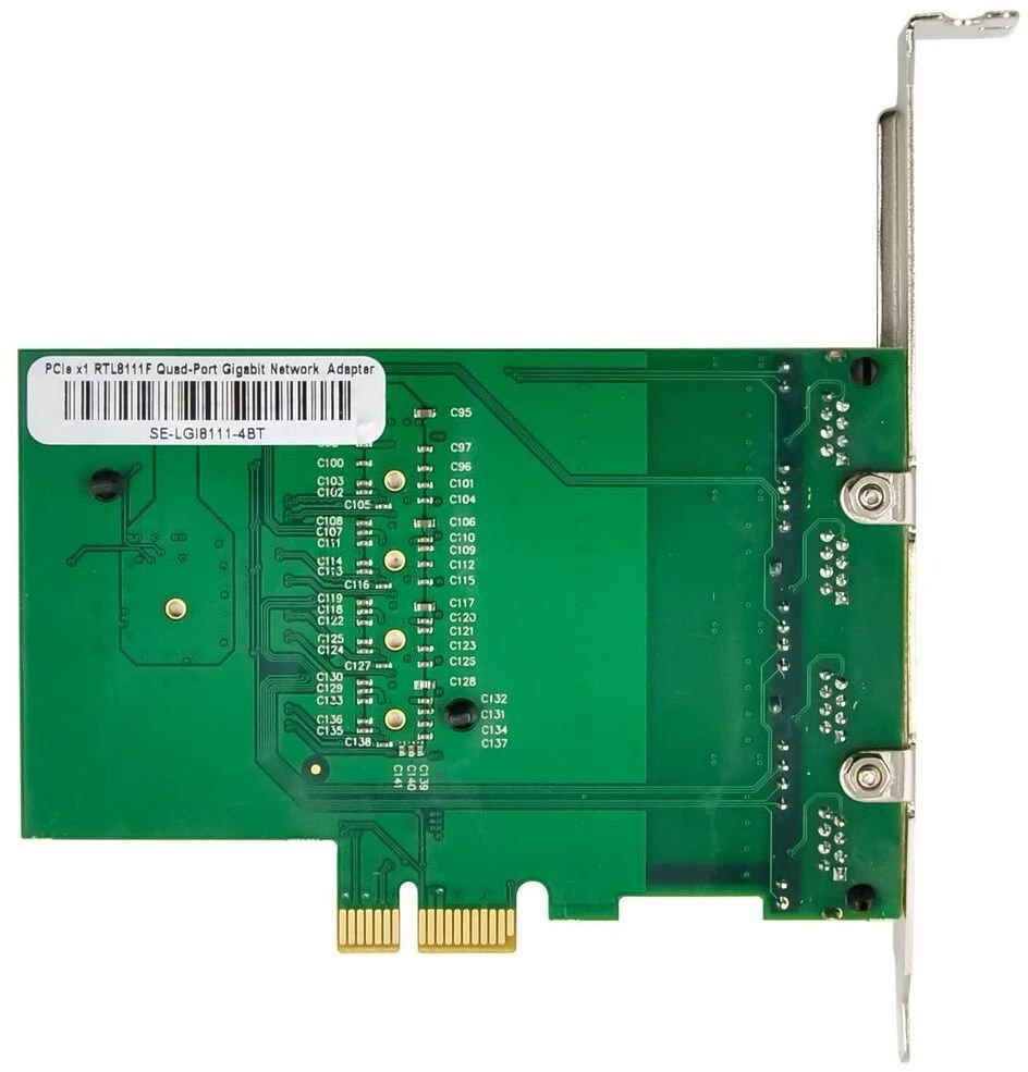 Karta jungiama į tinklą MicroConnect Network Card PCIe x1 RTL8111F