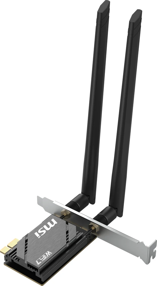 MSI HERALD BE6500 WiFi 7 PCIe plokštė