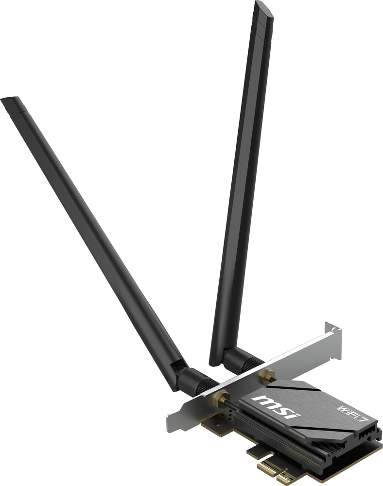 MSI HERALD BE6500 WiFi 7 PCIe plokštė