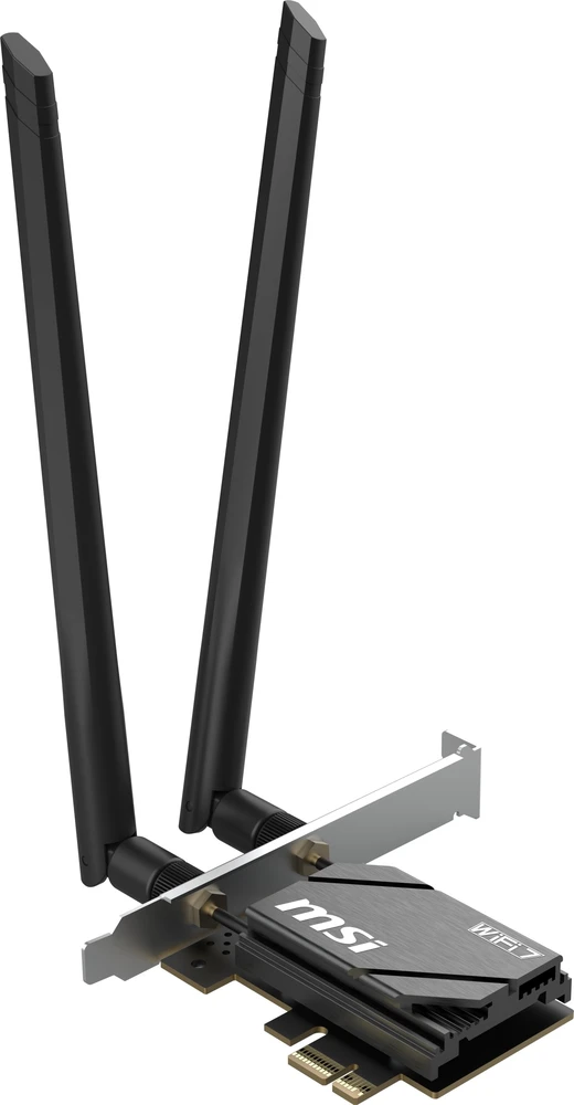 MSI HERALD BE6500 WiFi 7 PCIe plokštė