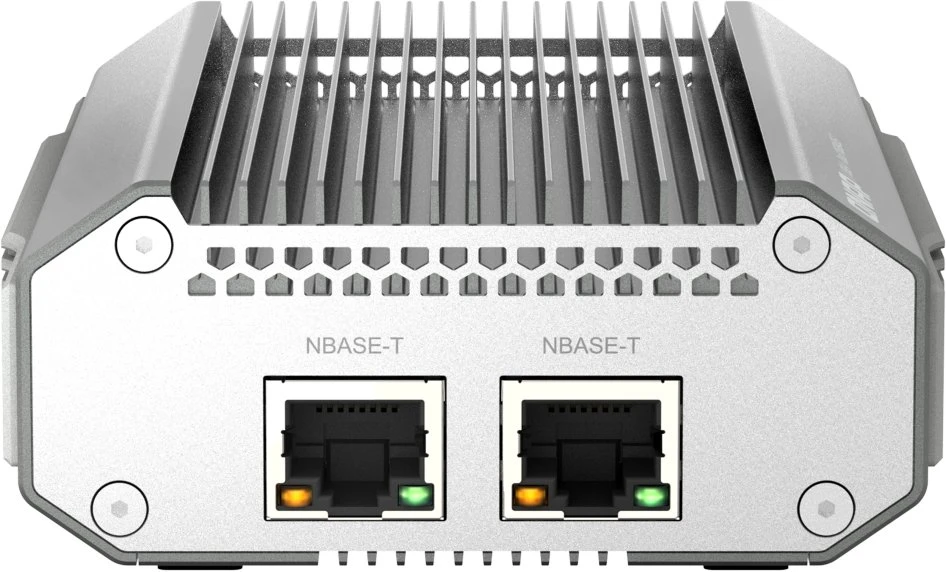 Qnap Systems QNAP QNA-UC10G2T, Vielinis, USB C tipo, Ethernet, 10000 Mbit/s, Juoda, Sidabras