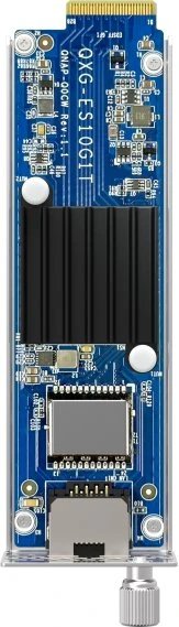 Tinklo plokštė Qnap QNAP QXG-ES10G1T, PCIe 3.0 x4 plėtimo modulis, 100M/1G/2.5G/5G/10 Gigabit Ethernet x 1