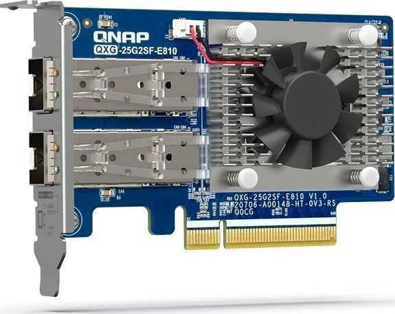 Port QNAP QXG-25G2SF-E810 2 prievadų 25GbE