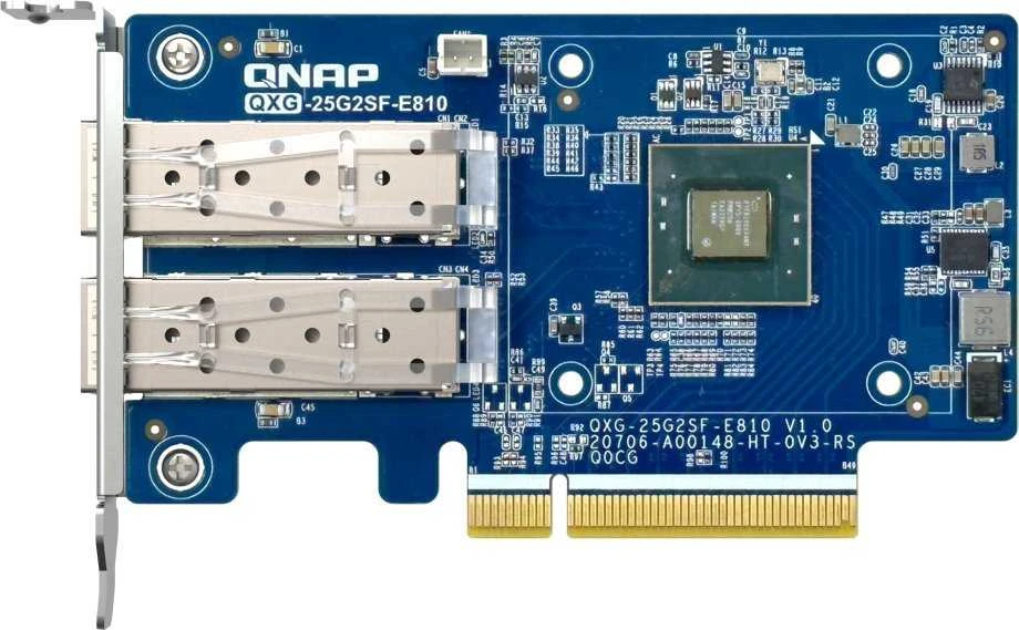 Port QNAP QXG-25G2SF-E810 2 prievadų 25GbE