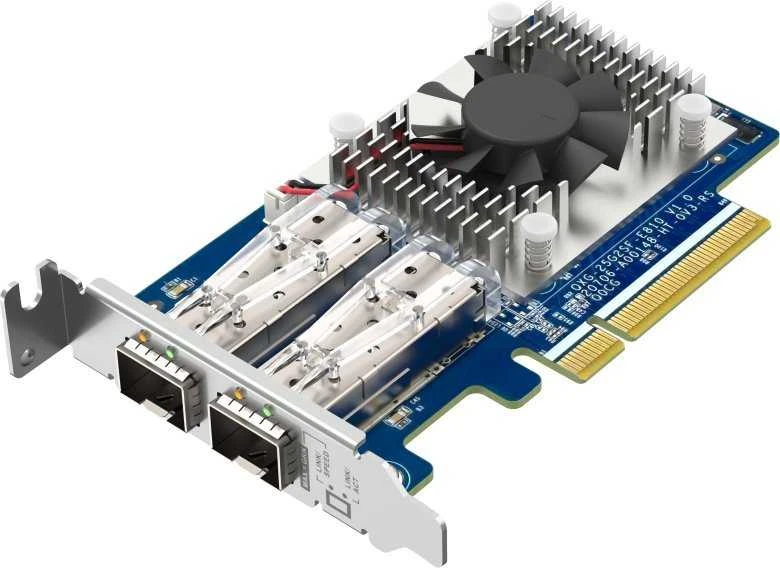Port QNAP QXG-25G2SF-E810 2 prievadų 25GbE