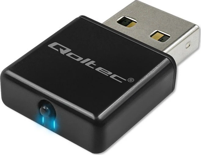 Qoltec 56986 Adapteris NANO WiFi |Standartinis N | USB2.0 | 300 Mbps