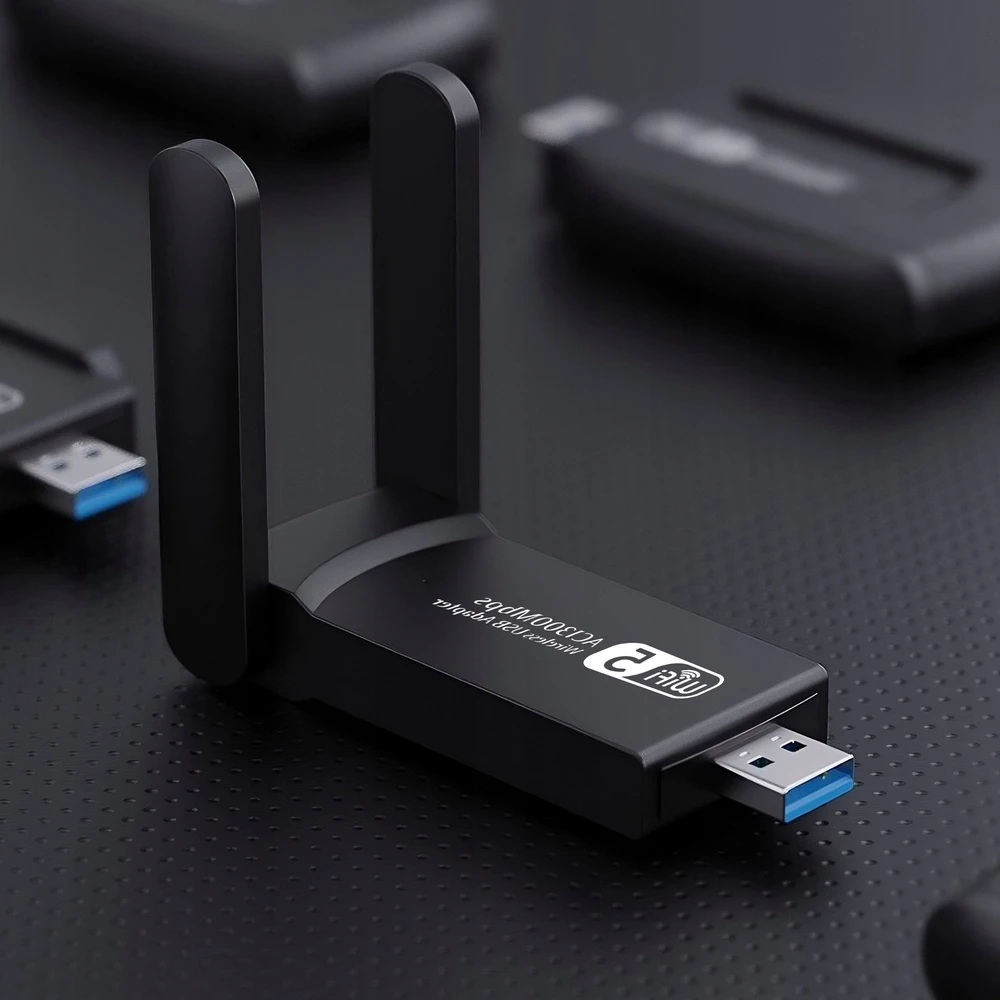 Retoo „Wi-Fi“ tinklo plokštės adapteris, „Wi-Fi USB 3.0“, išorinės antenos, 1300 Mbps, 5 GHz, E628