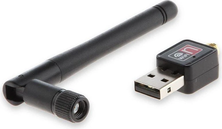 Wi-Fi 802.11 / n SAVIO CL-63 USB 150Mbps kortelė su antena, lizdinė plokštelė