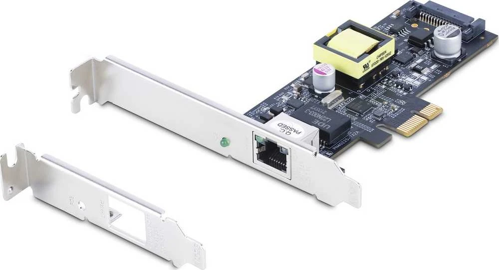 StarTech 2.5G PoE tinklo plokštė su metaliniu laikikliu