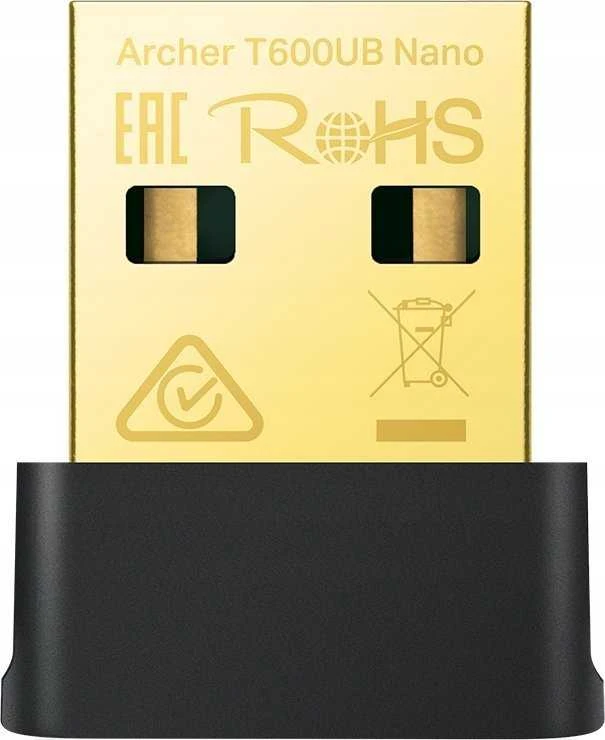 TP-Link Archer T600UB Nano WiFi5 USB adapteris (AC600,2,4GHz/5GHz, Bluetooth 4.2, USB2.0)