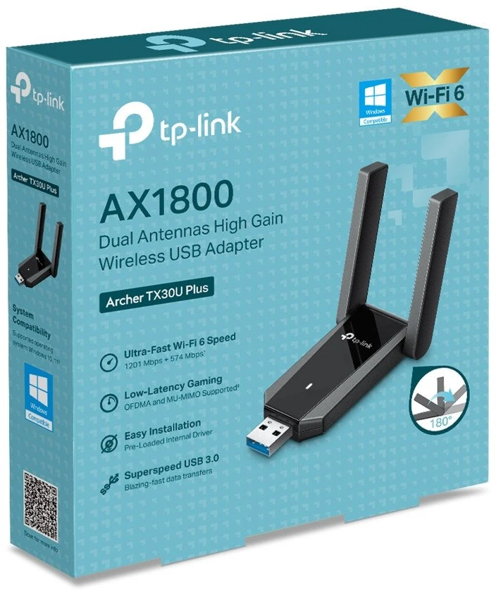 Karta jungiama į tinklą TP-Link Archer TX30U Plus