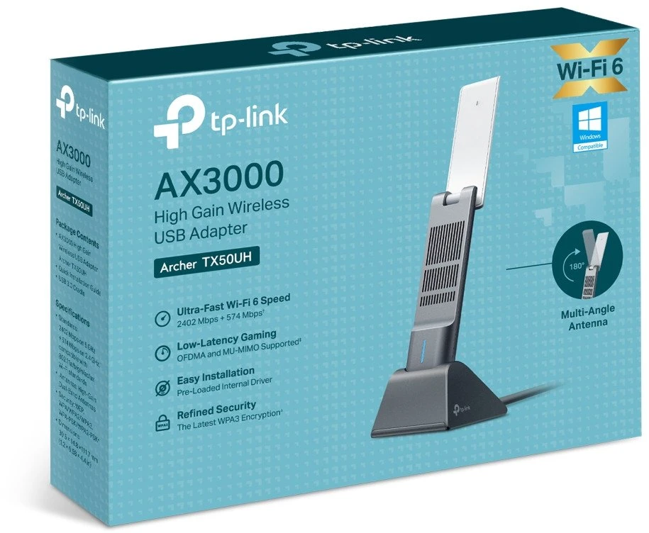 Karta jungiama į tinklą TP-Link Archer TX50UH