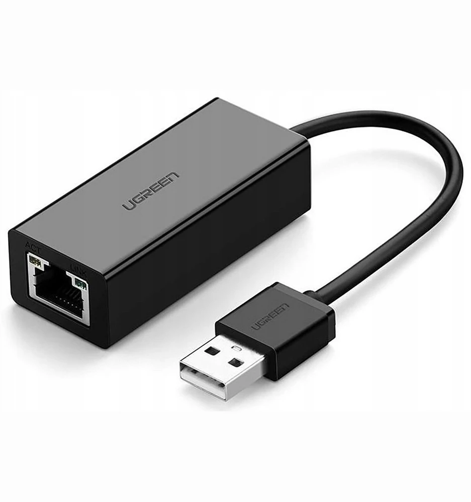 Ugreen USB-C to RJ45 10/100 Mbps Network Adapteris - Juodas