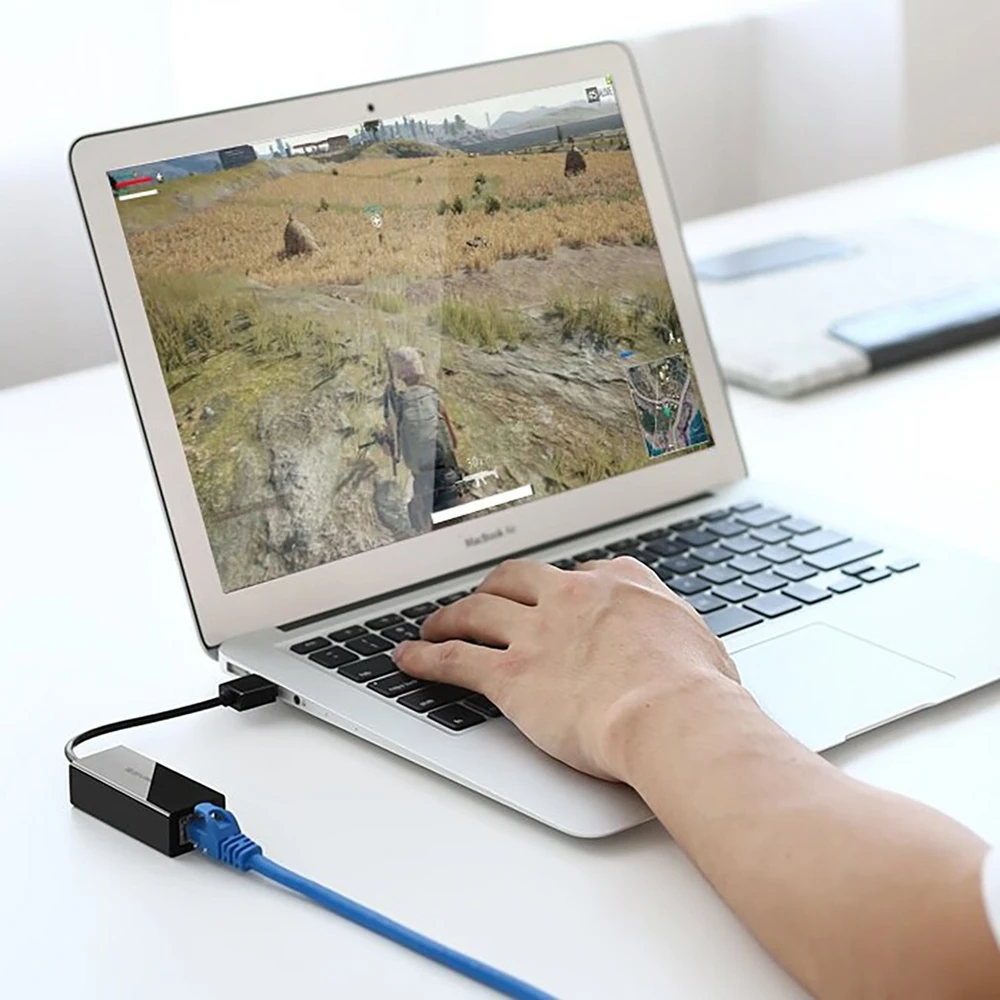 Ugreen USB-C to RJ45 10/100 Mbps Network Adapteris - Juodas