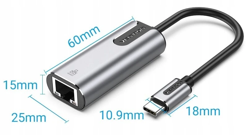 „Vention“ USB-C gigabito eterneto adapteris