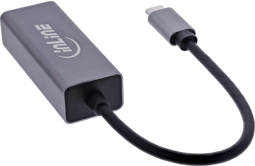 „Vision InLine®“ USB 3.2 tinklo adapteris, USB-C į RJ45 gigabito tinklo kabelis