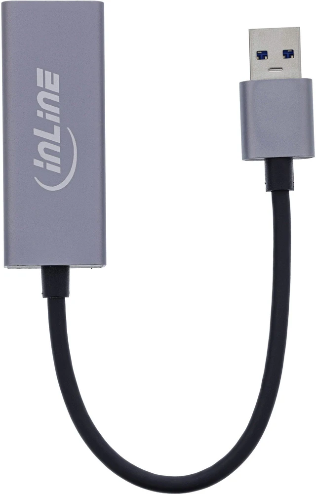 „Vision InLine®“ USB 3.2 tinklo adapteris, USB-A į RJ45 gigabito tinklo kabelis