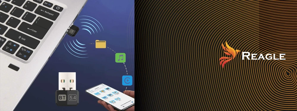 Tinklo plokštė Wozinsky BLUETOOTH 5.4 USB NANO MINI ADAPTERIS KOMPIUTERIUI SIŲSTUVAS IM TUVAS KORTELĖ