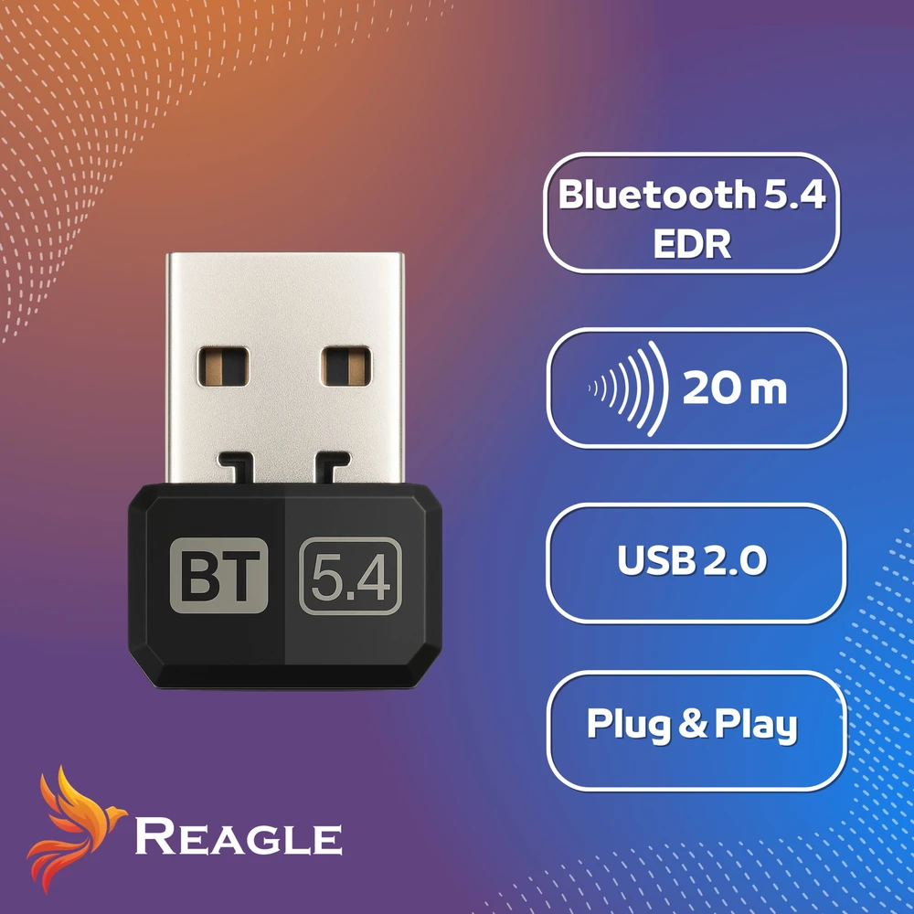 Tinklo plokštė Wozinsky BLUETOOTH 5.4 USB NANO MINI ADAPTERIS KOMPIUTERIUI SIŲSTUVAS IM TUVAS KORTELĖ