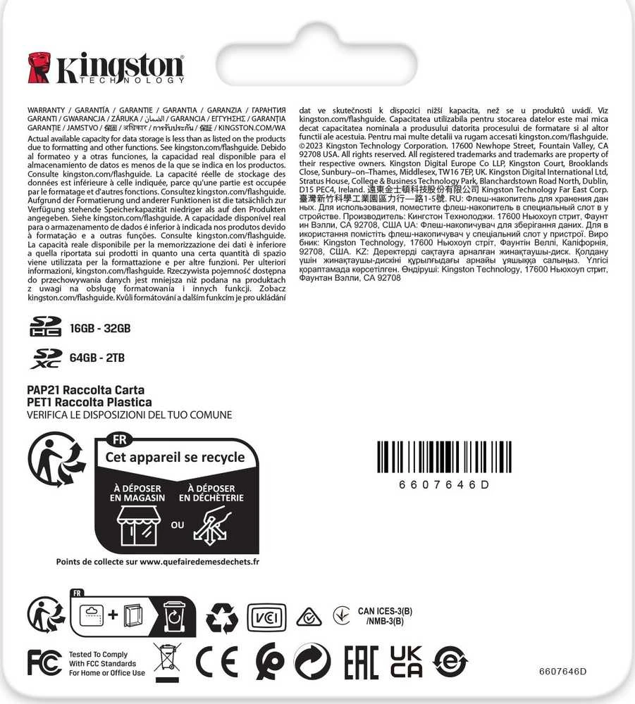 Atminties kortelė „Kingston Technology 1TB Canvas React Plus SDXC UHS-II 280R/150W U3 V60“ atmintis, skirta „Full HD“ / 4K atmintims