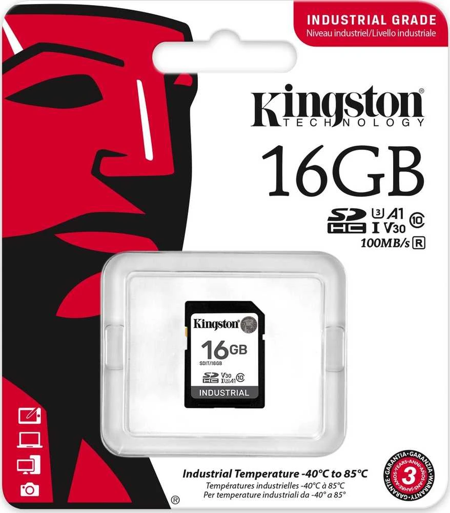 „Kingston“ | SDHC/SDXC SD | „Flash“ atminties kortelė | 16 GB
