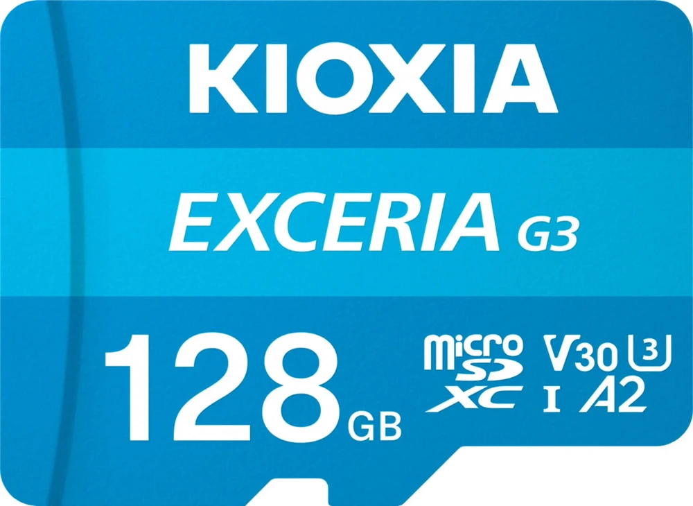 Kioxia Holdings Corporation „Kioxia EXCERIA G3“ 128 GB „Micro SDXC UHS-I“ 10 klasės atmintis