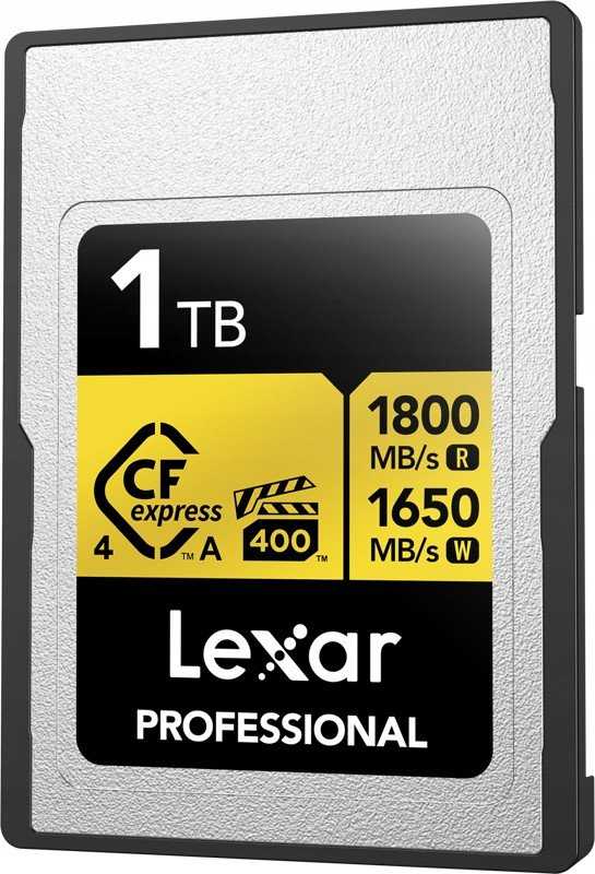 „Lexar Professional Gold CFexpress“ 1 TB atminties kortelė (LCAGOLD001T-RNENG)