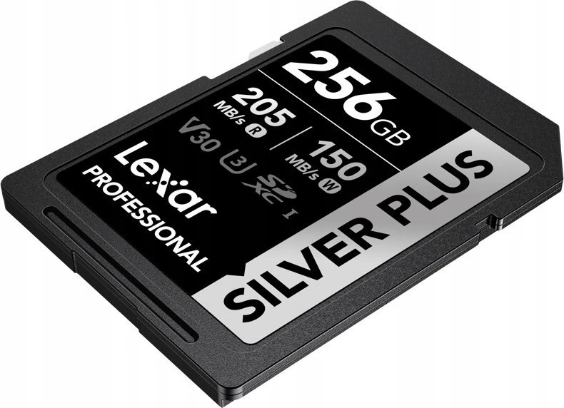 Lexar Professional Sidabrinis PLUS SDXC 256GB atminties kortelė