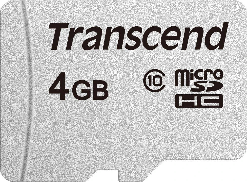 Transcend 4GB MicroSD kortelė, 10 klasė