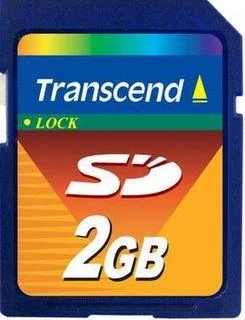 Atminties kortelė TRANSCEND SD kortelė 2GB SecureDigital