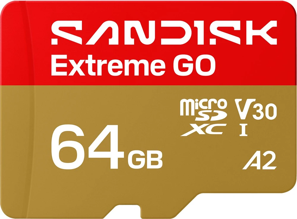 Atminties kortelė SanDisk Extreme GO 64 GB Micro SDXC UHS-I