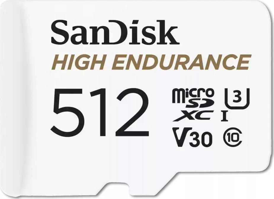 Atminties kortelė MicroSD Kortelė - SanDisk 512GB Klasės 10