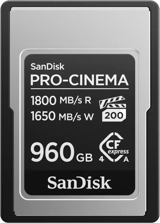 Atminties kortelė Karta SanDisk PRO-CINEMA CFexpress Typ A 960GB (SDCFEA-960G-GN4NN)