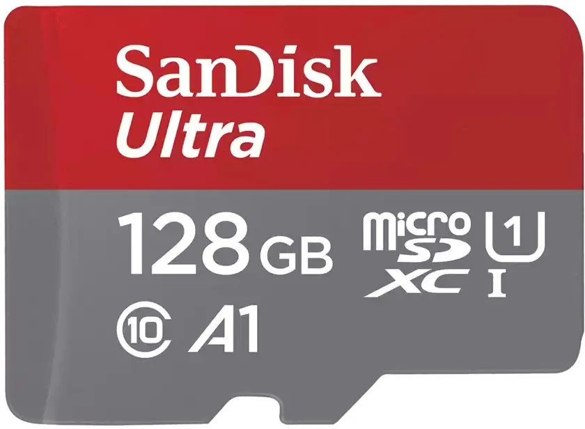 SanDisk Ultra Micro SDXC 128 GB 10 klasės UHS-I/U1 A1 kortelė (SDSQUAB-128G-GN6FA)