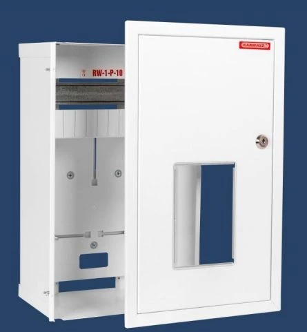 Karwasz RW-1-P-10 Z/O Įleidžiama skaitiklių spinta 1 metro 1 fazių 10 modulių IP30 RW-1-P-10 Z/O