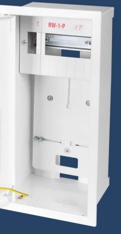 Karwasz RW-1-P Įleidžiama skaitiklio spintelė, 1 metro, 1 fazė, 6 IP30 moduliai RW-1-P