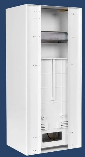 Karwasz RU-3 Z/O Ant paviršiaus montuojama/po sienele skaitiklių spinta (universali) 1 metro, 3 fazių, 12 IP30 modulių RU-3 Z/O