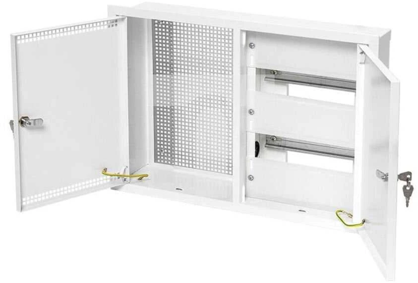 Karwasz MRP-24Z Modulinė įleidžiama skirstomoji įranga 2x12 + IP30 plieninė montavimo plokštė MRP-24 Z