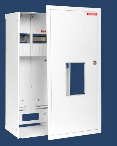 Karwasz RW-3-P Z/O Įleidžiamoji skaitiklių spintelė, 1 metras, 3 fazės, 11 modulių, IP30 RW-3-P Z/O