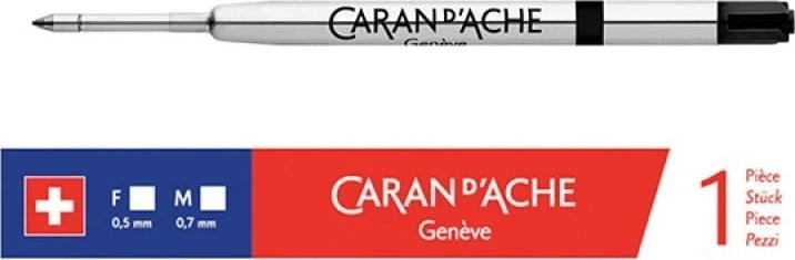 CARAN D'ACHE kasetė, tušinukui 849, M, juoda