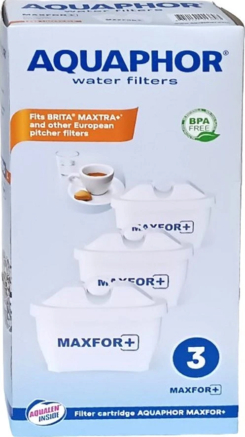 Pakaitinė vandens filtro kasetė Aquaphor MAXFOR+ 3 vnt.