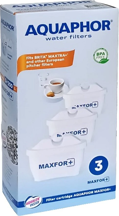 Pakaitinė vandens filtro kasetė Aquaphor MAXFOR+ 3 vnt.