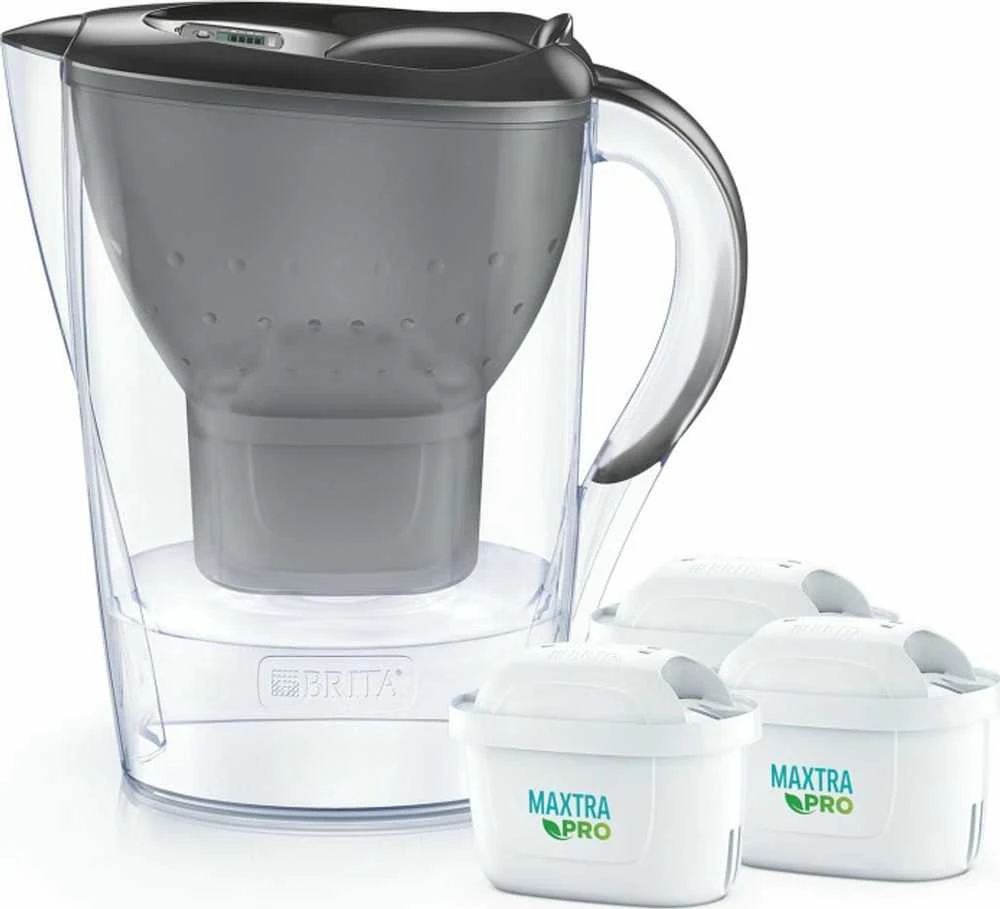 Filtravimo indas BRITA MARELLA 2.4 l, 3x MXpro filtrai, pilkas