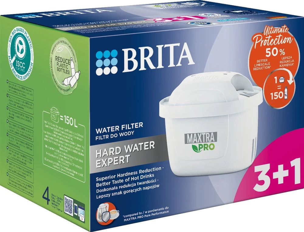 BRITA MAXTRA PRO HARD WATER EXP filtras pak.3+1
