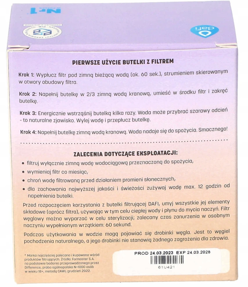 Filtruojantis įdėklas Dafi Soft & Solid 3 vnt.