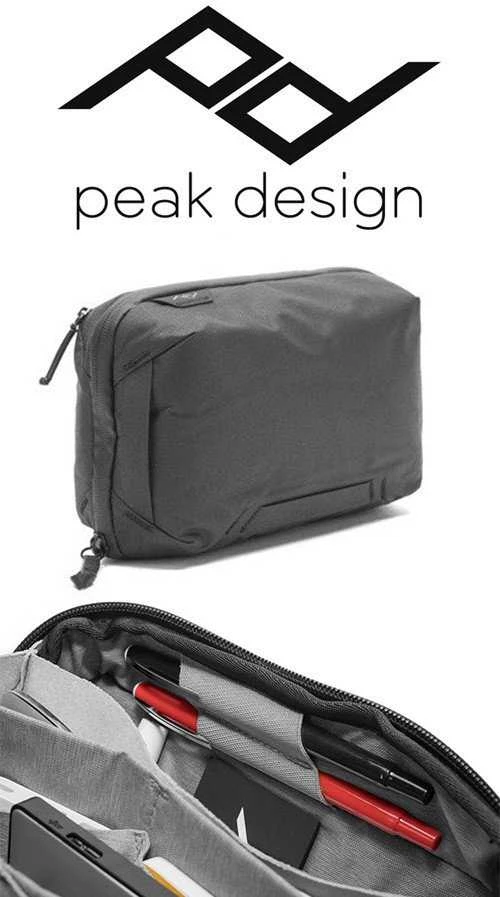 Peak Design Kasetė Travel Line Peak Design Tech Pouch Juodas v2 - juoda