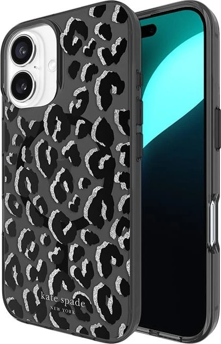 Kate Spade New York Protective MagSafe - dėklas skirtas Apple iPhone 16 City Leopard