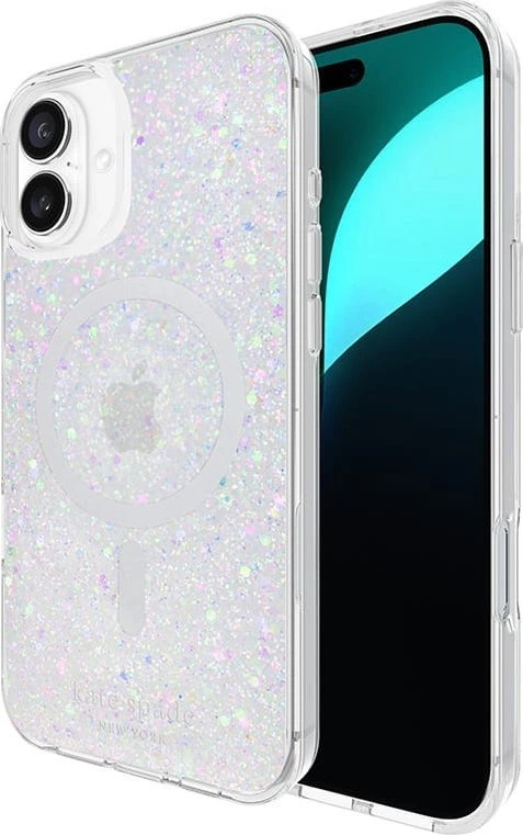 Kate Spade New York Protective MagSafe - dėklas skirtas Apple iPhone 16 Plus Chunky Glitter