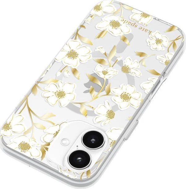 Kate Spade New York Protective Gems MagSafe - dėklas skirtas Apple iPhone 16 Sunshine Floral