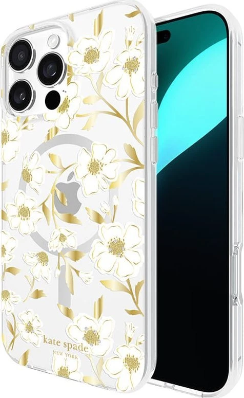 Kate Spade New York Protective Gems MagSafe - dėklas skirtas Apple iPhone 16 Pro Max Sunshine Floral